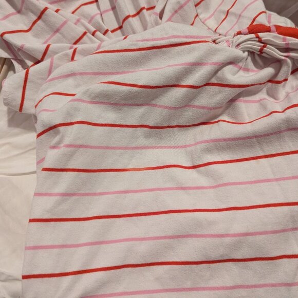 Parker White Pink Striped Island Combo XL Pre Owned Rent The Runway - Picture 6 of 7